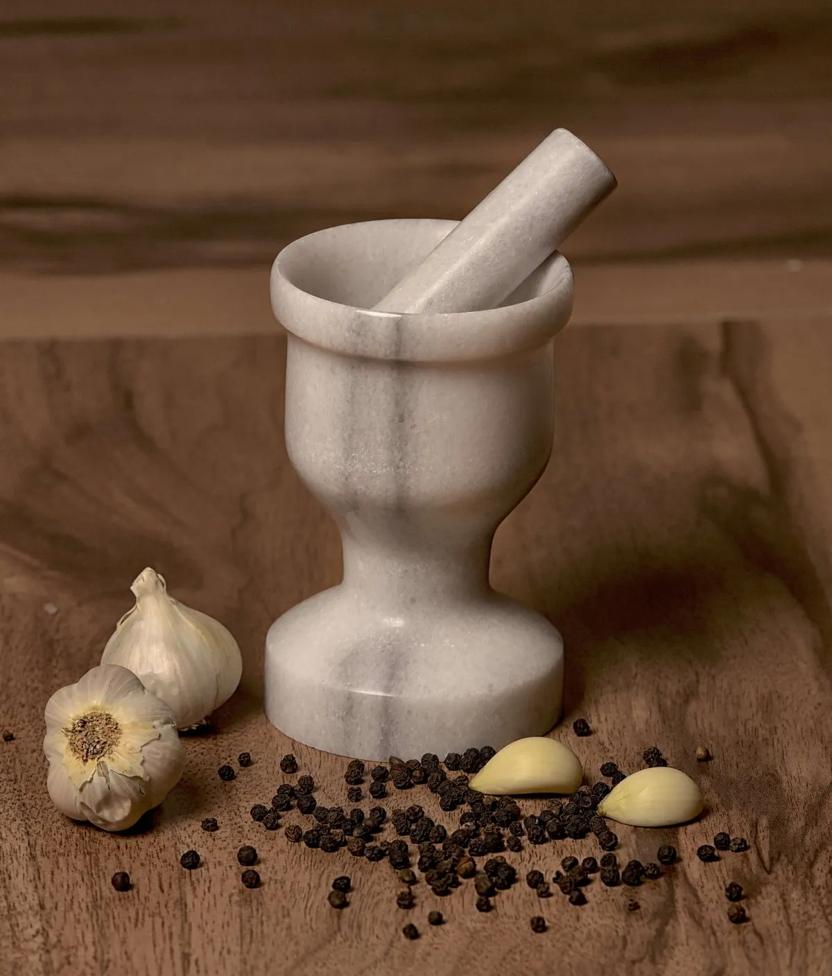 Doğal Mermer Havan – Şıklık ve Dayanıklılığı Buluşturan Mutfak Gereci