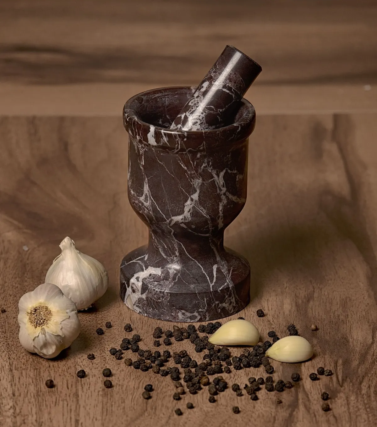 Doğal Mermer Havan – Şıklık ve Dayanıklılığı Buluşturan Mutfak Gereci