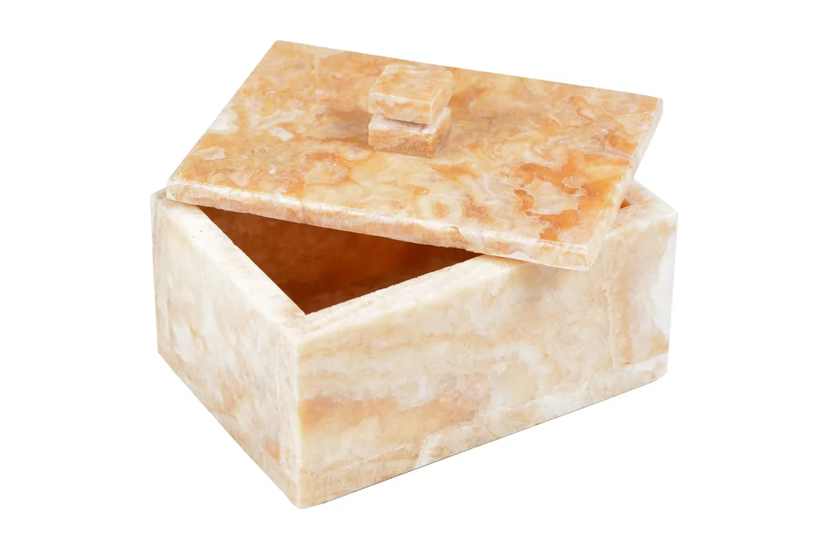 Doğal Mermer Takı Kutusu – Şıklığın ve Düzenin Zarif Buluşması