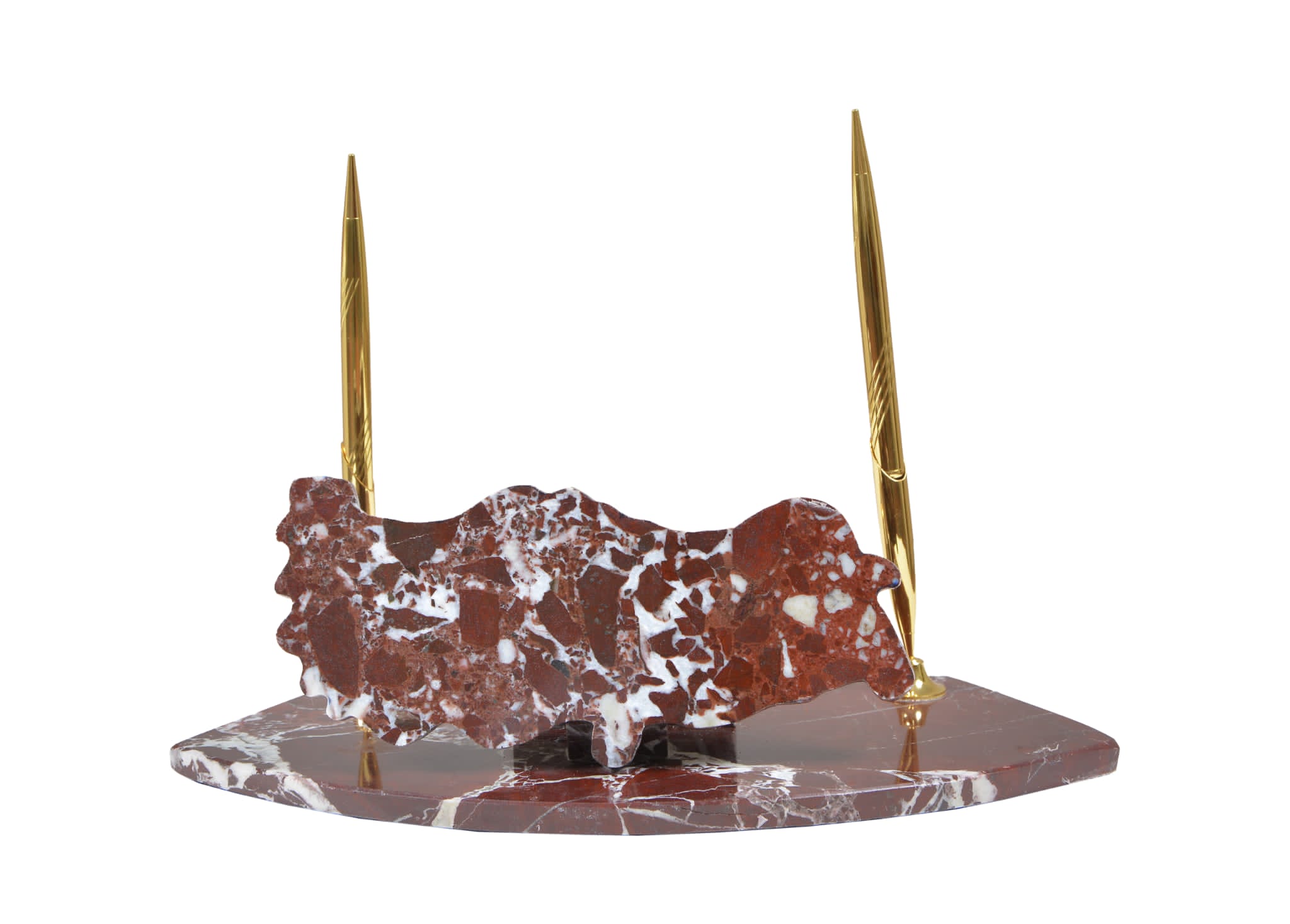 Rosso Levanto Türkiye Haritası Mermer Sümen