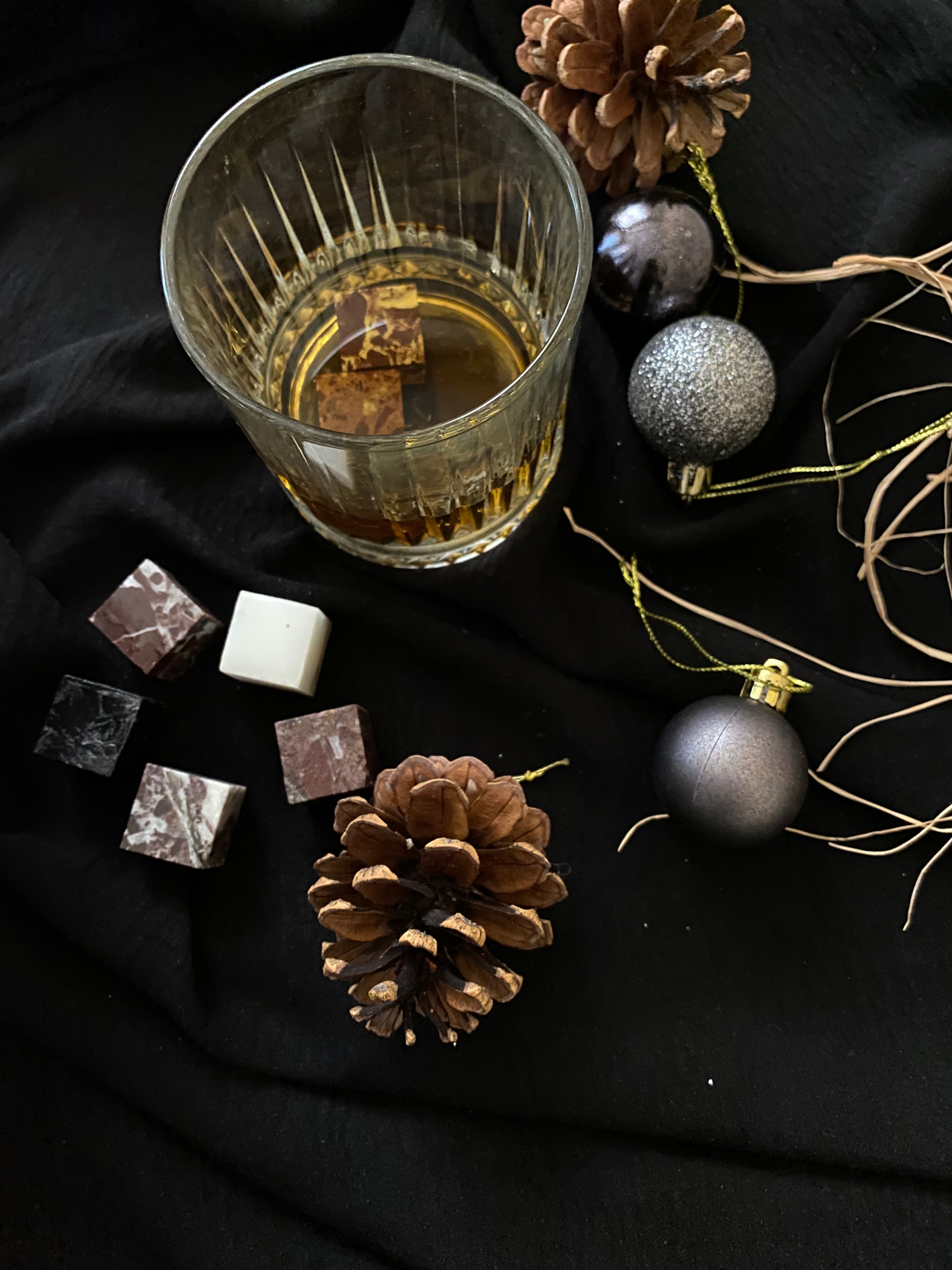 Doğal Mermer Viski Taşları