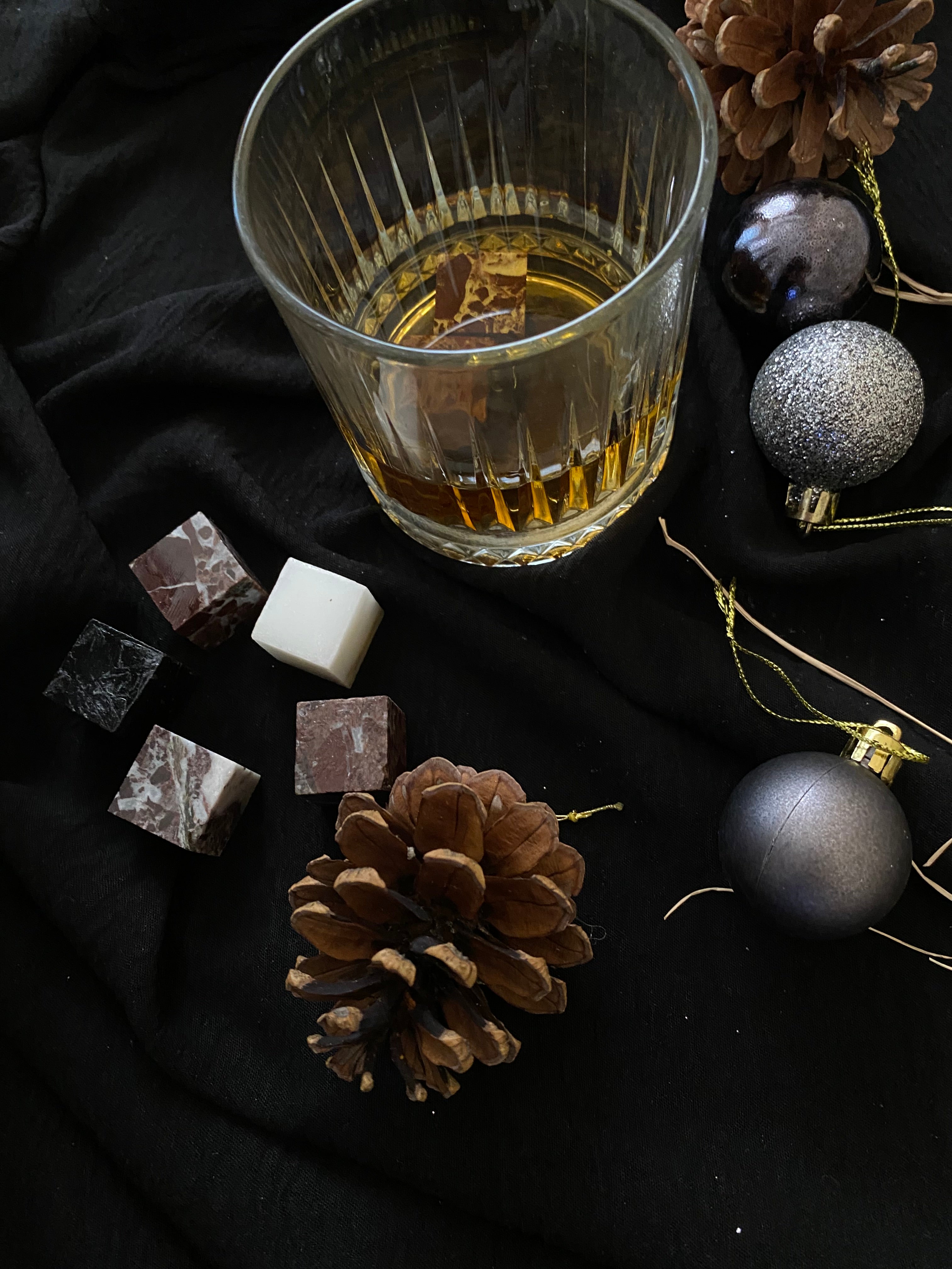 Doğal Mermer Viski Taşları