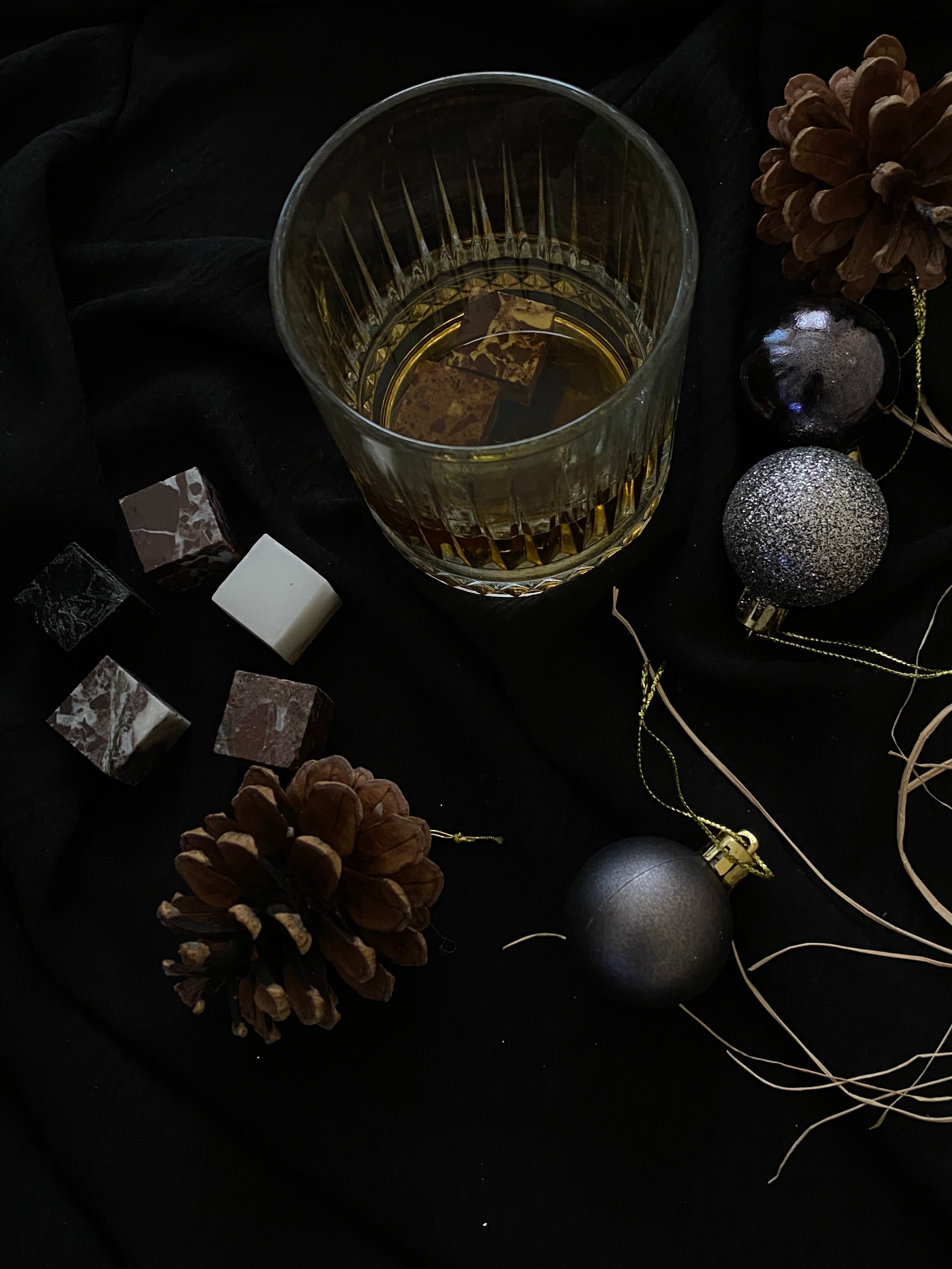 Doğal Mermer Viski Taşları