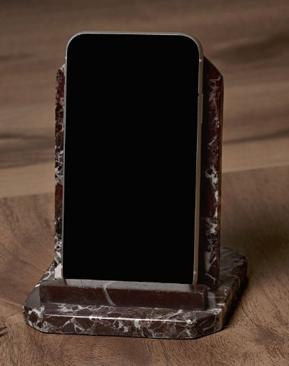 Doğal Mermer Masaüstü Telefon Tutucu
