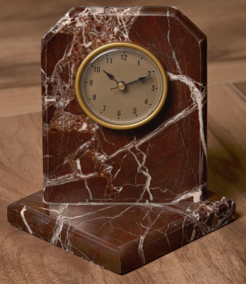 Rosso Levanto Dekoratif Masaüstü Saat