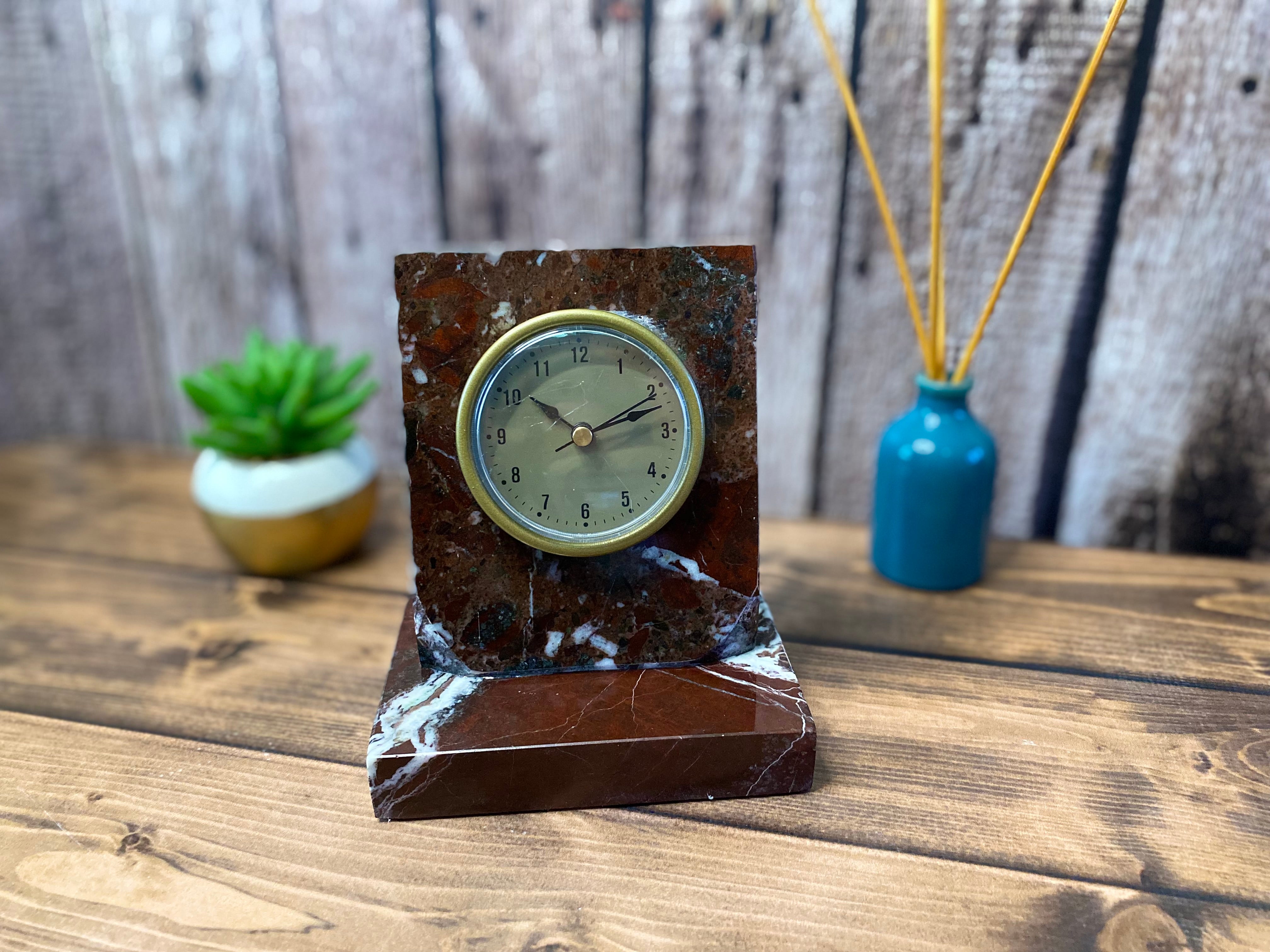 Rosso Levanto Dekoratif Masaüstü Saat