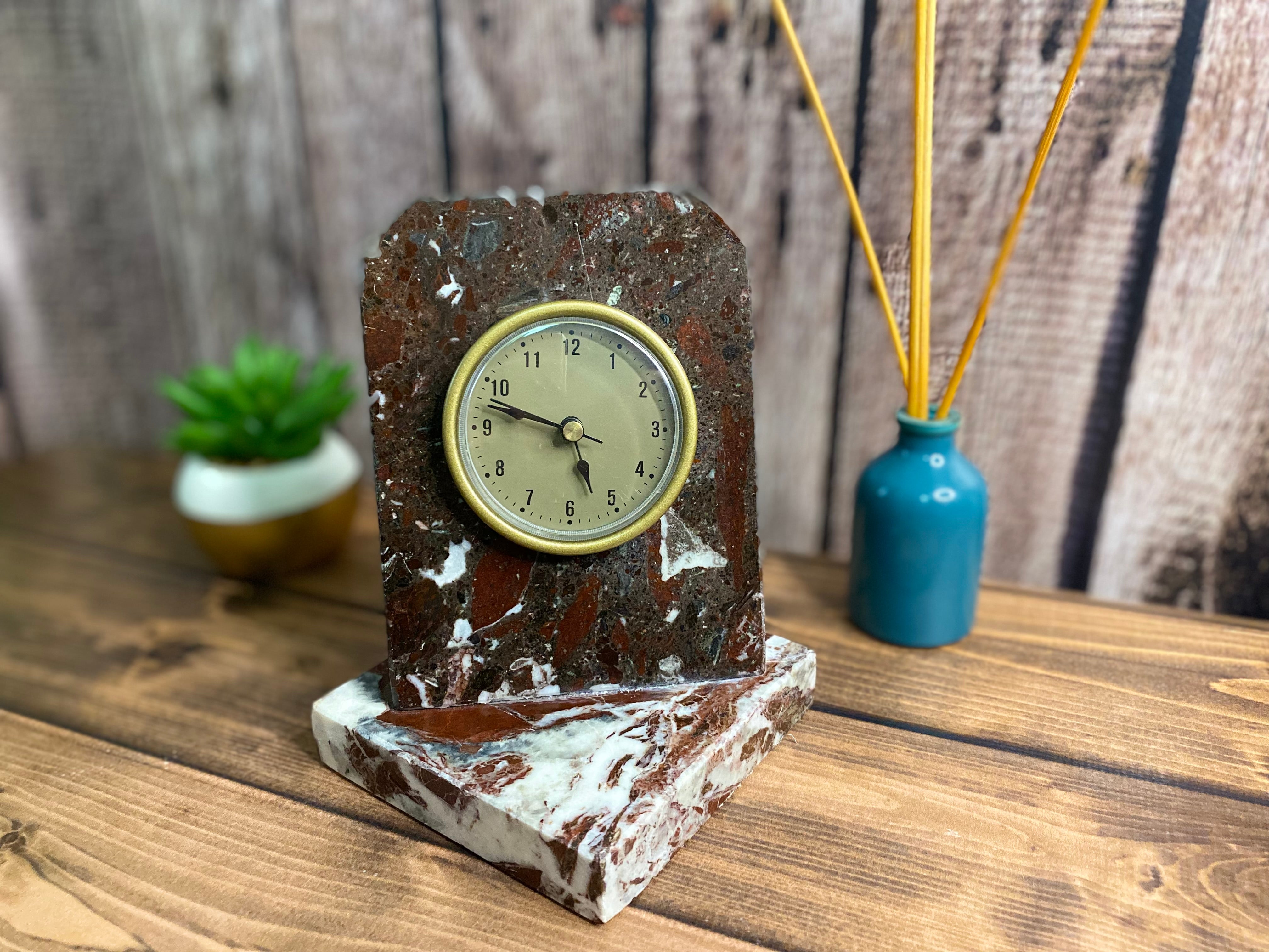 Rosso Levanto Dekoratif Masaüstü Saat