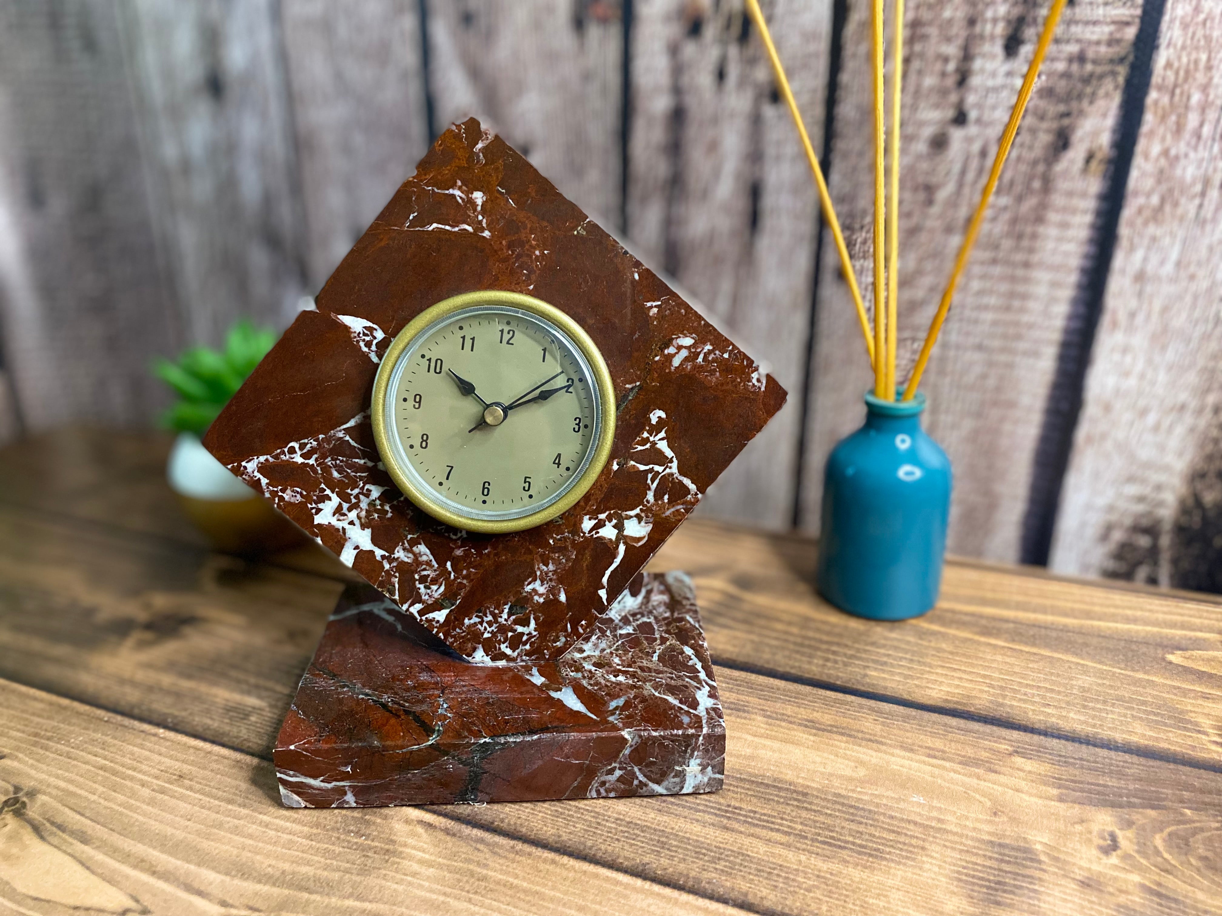 Rosso Levanto Dekoratif Masaüstü Saat