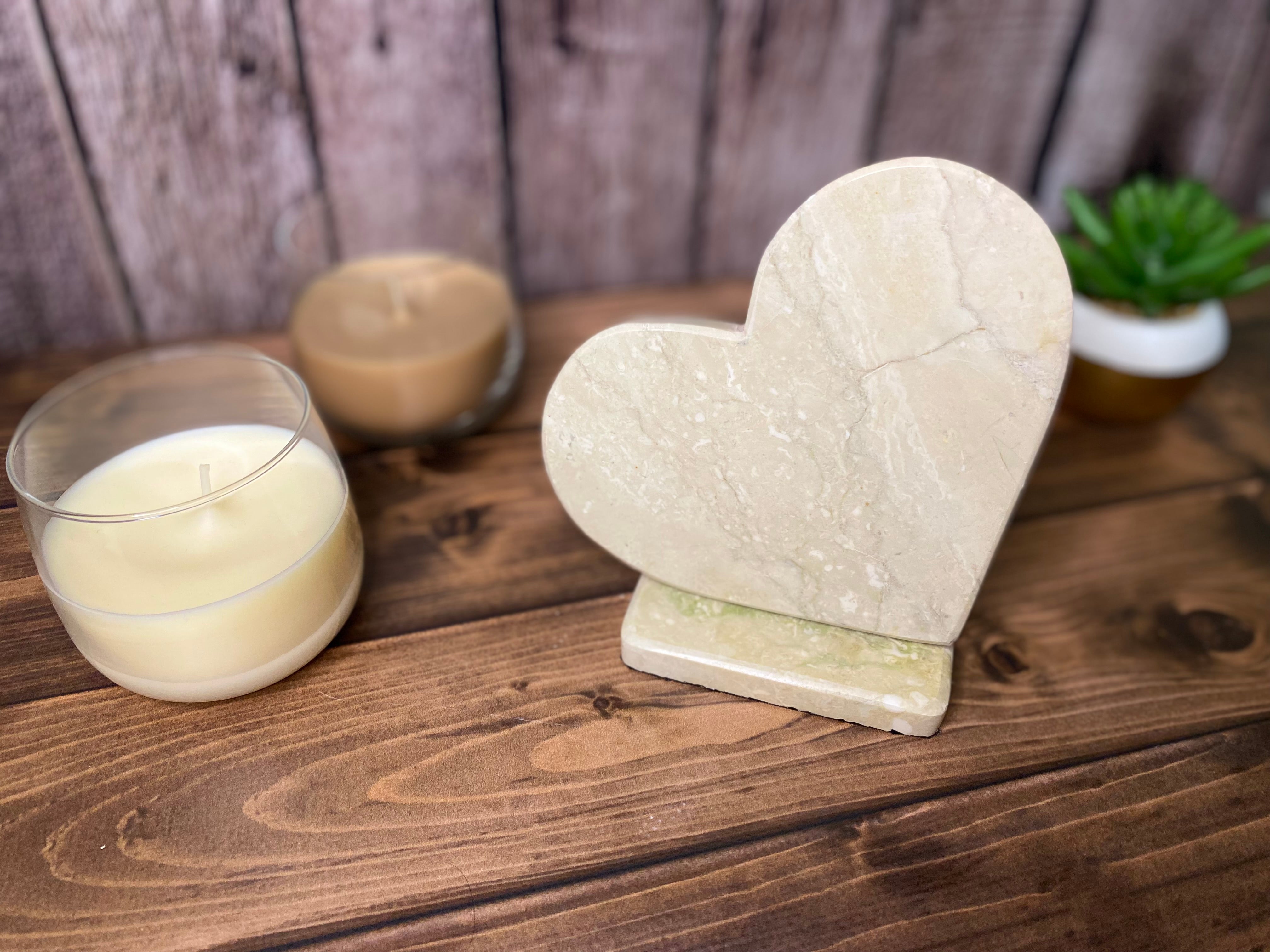 Kişiselleştirilebilir Mermer Masaüstü Kalp