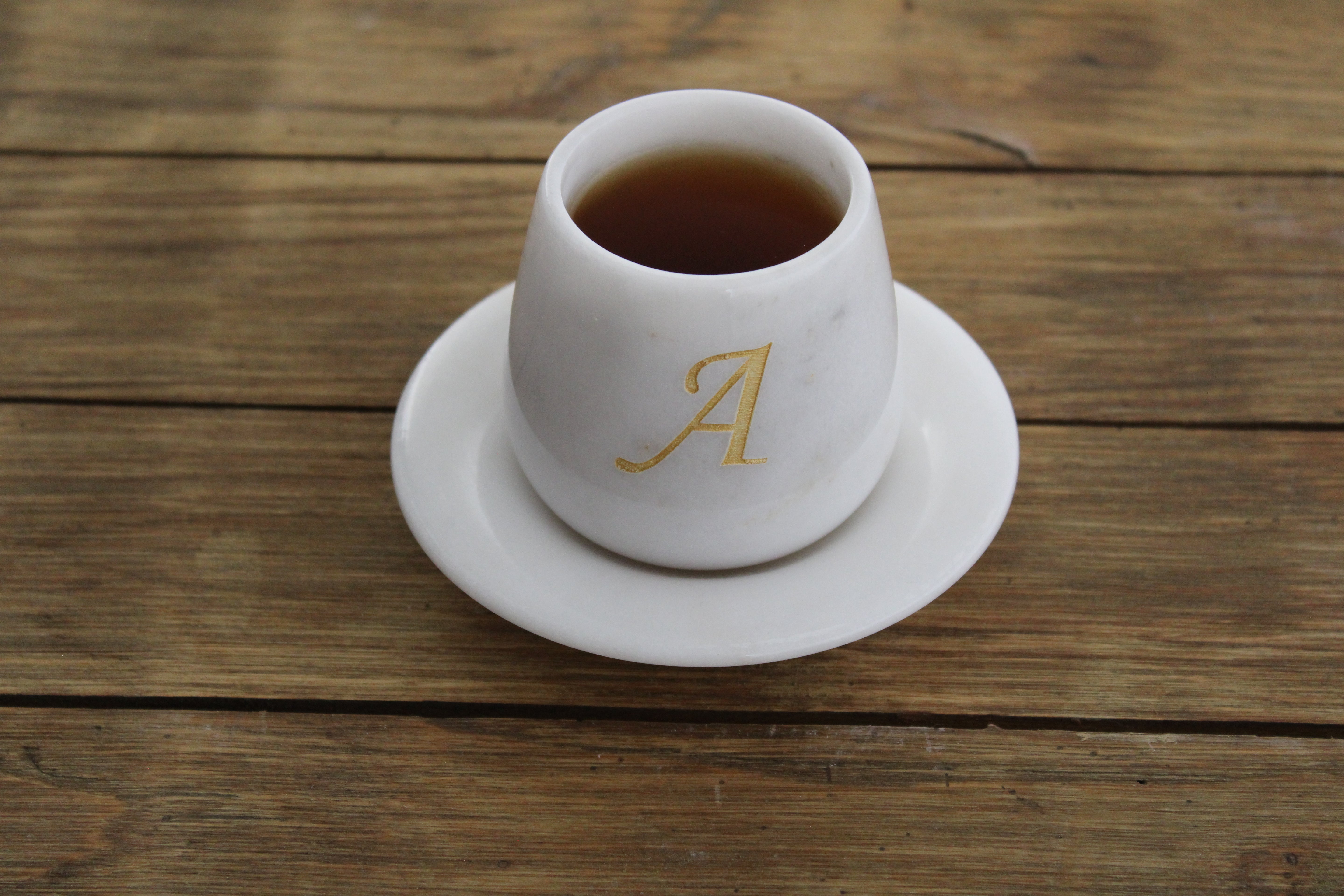 Kişiye Özel Mermer Kahve Fincanı - Şık ve Dayanıklı El Yapımı Tasarım