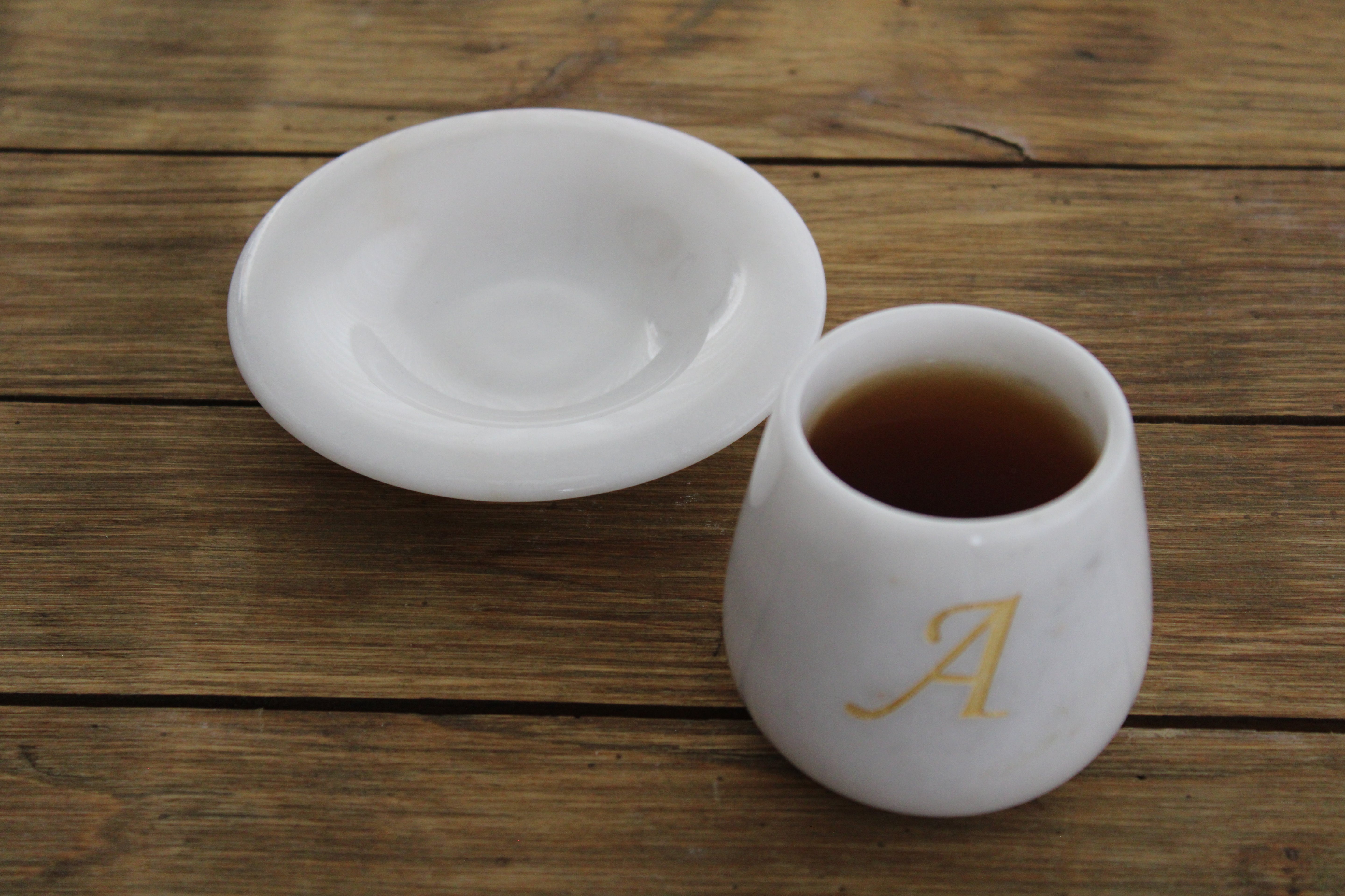 Kişiye Özel Mermer Kahve Fincanı - Şık ve Dayanıklı El Yapımı Tasarım