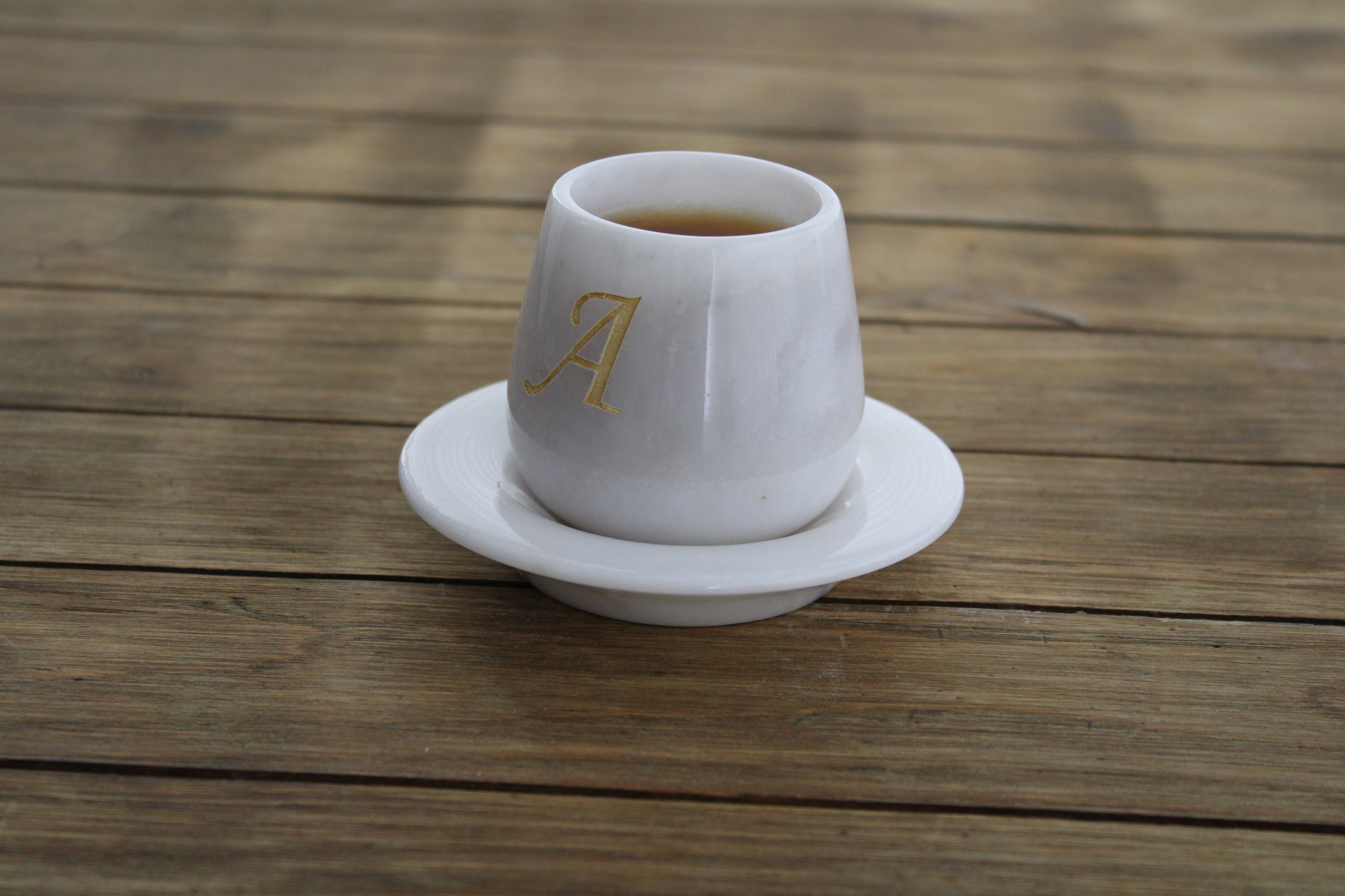 Kişiye Özel Mermer Kahve Fincanı - Şık ve Dayanıklı El Yapımı Tasarım