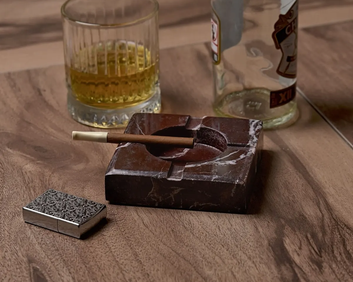 Rosso Levanto Kare Mermer Küllük