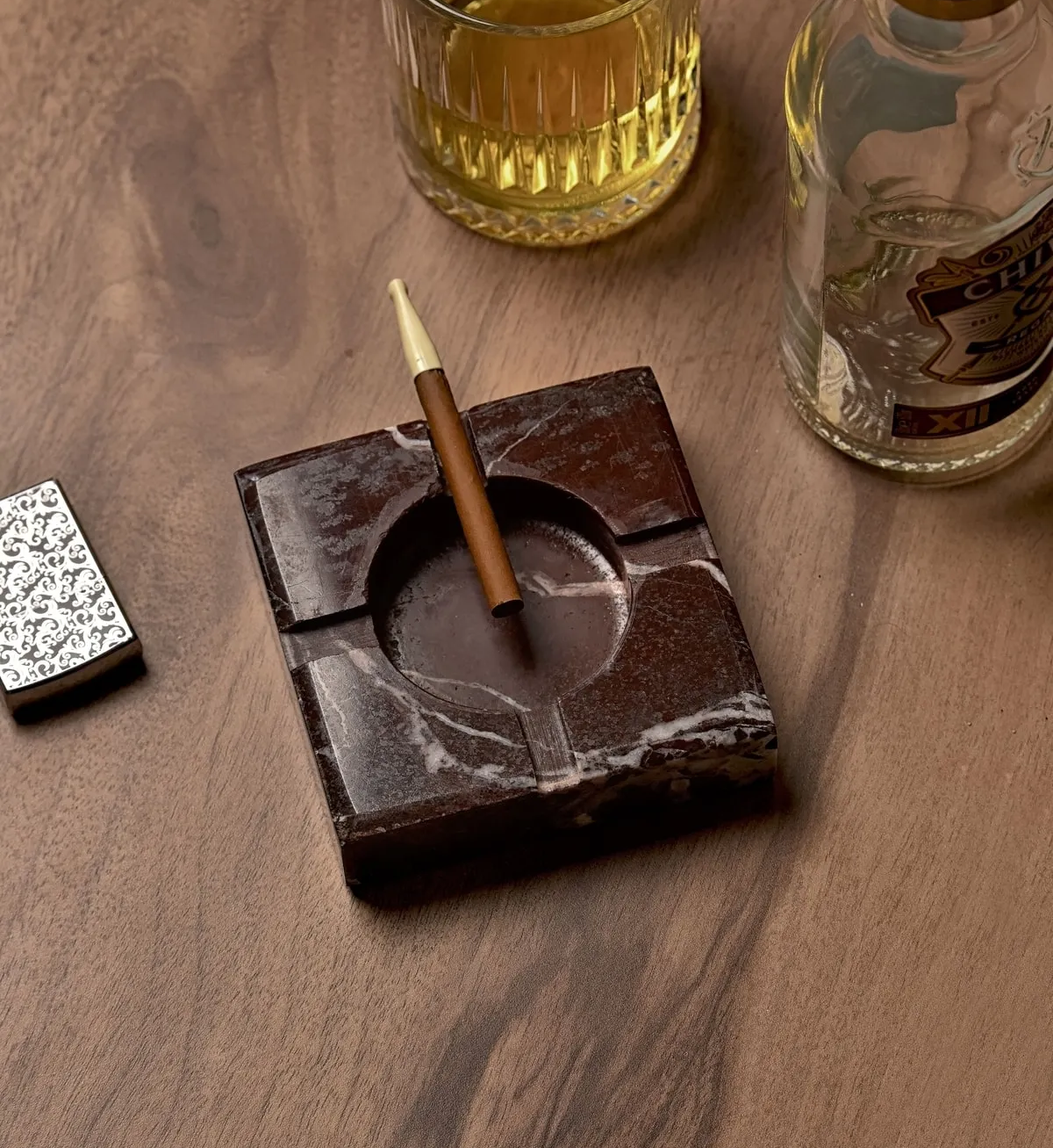 Rosso Levanto Kare Mermer Küllük