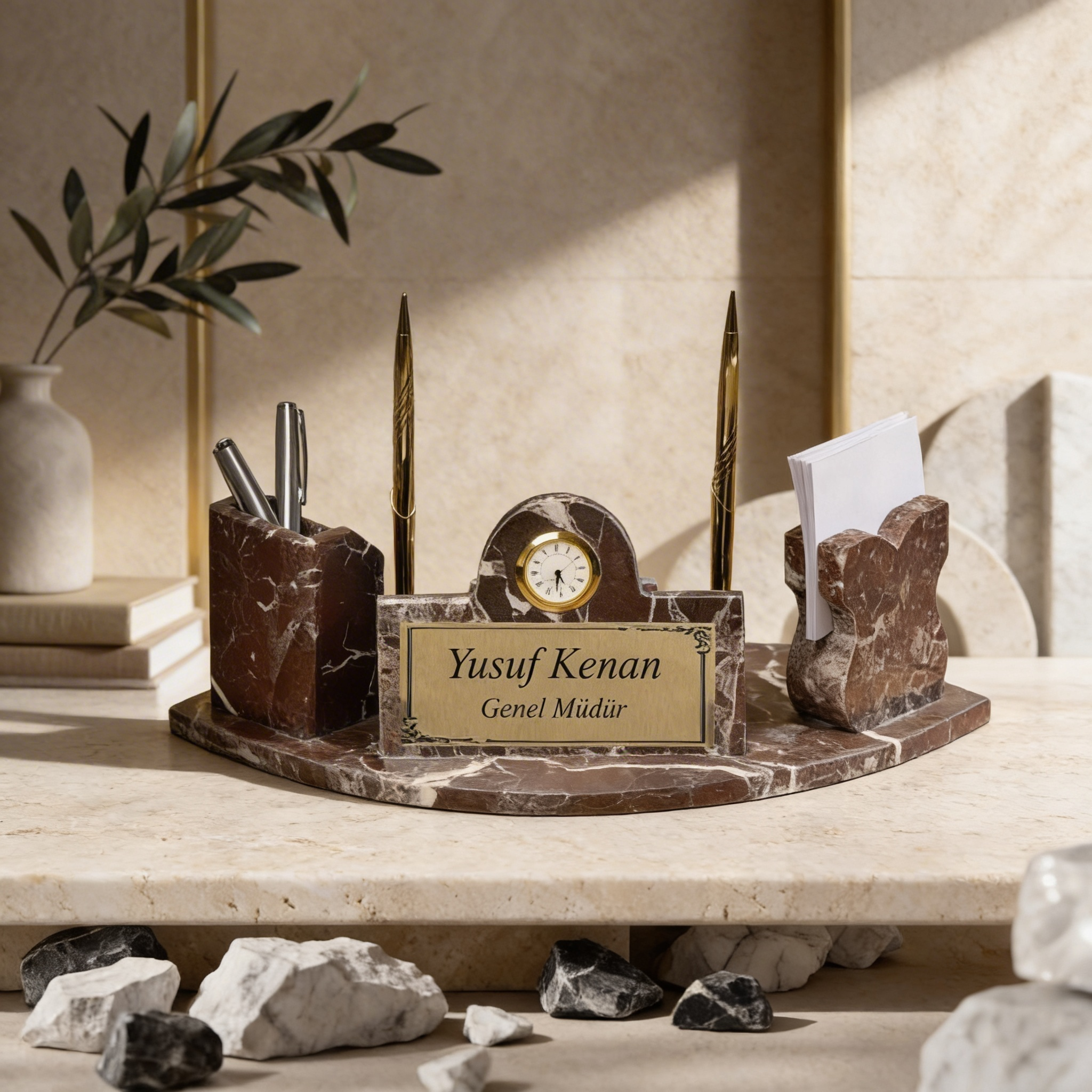 Masaüstü Saatli Organizer