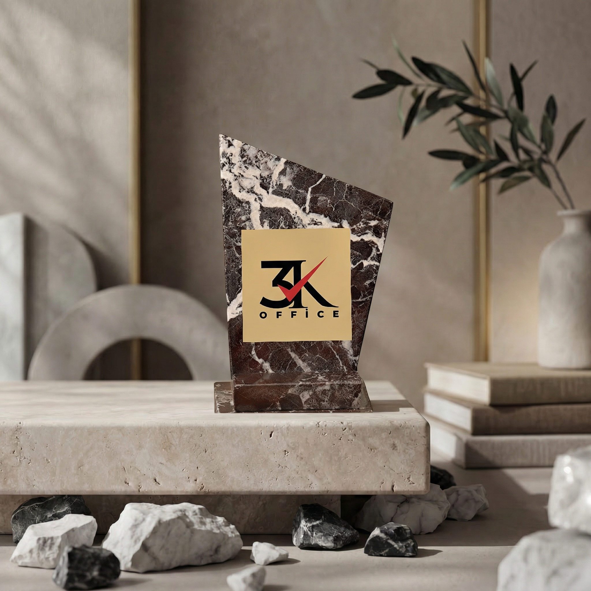 Masaüstü Mermer Plaket
