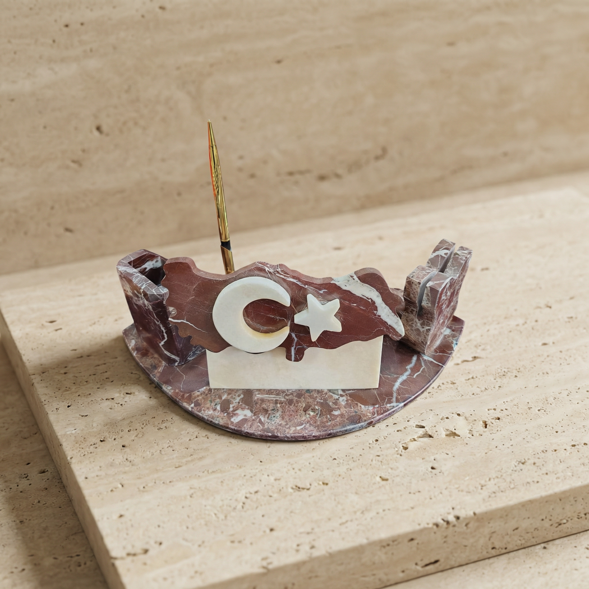 Ay Yıldızlı Masaüstü Organizer