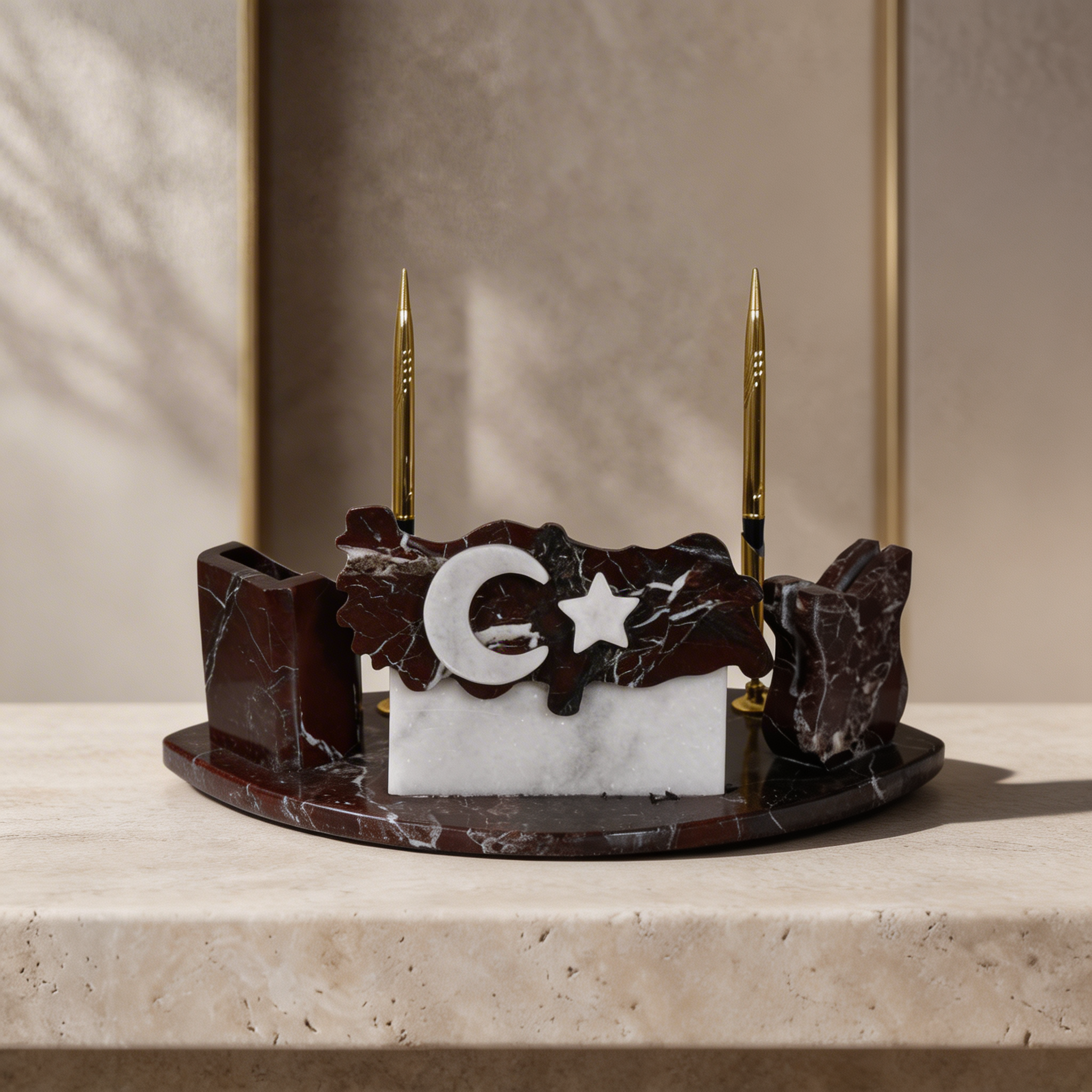 Ay Yıldızlı Masaüstü Organizer