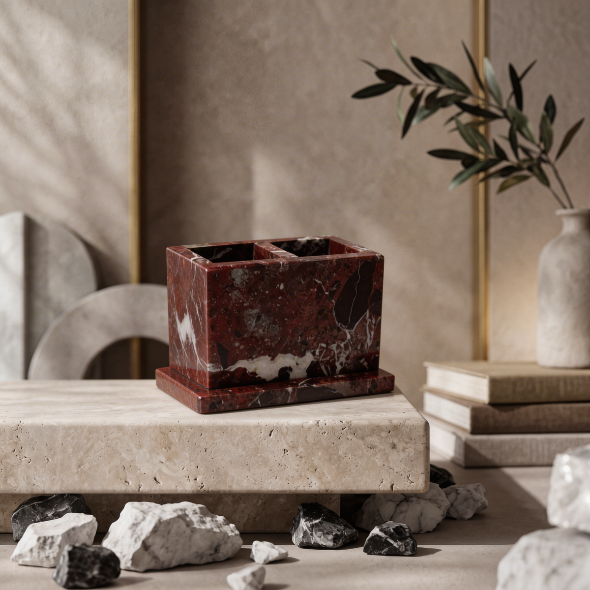Rosso Levanto Çiftli Organizer
