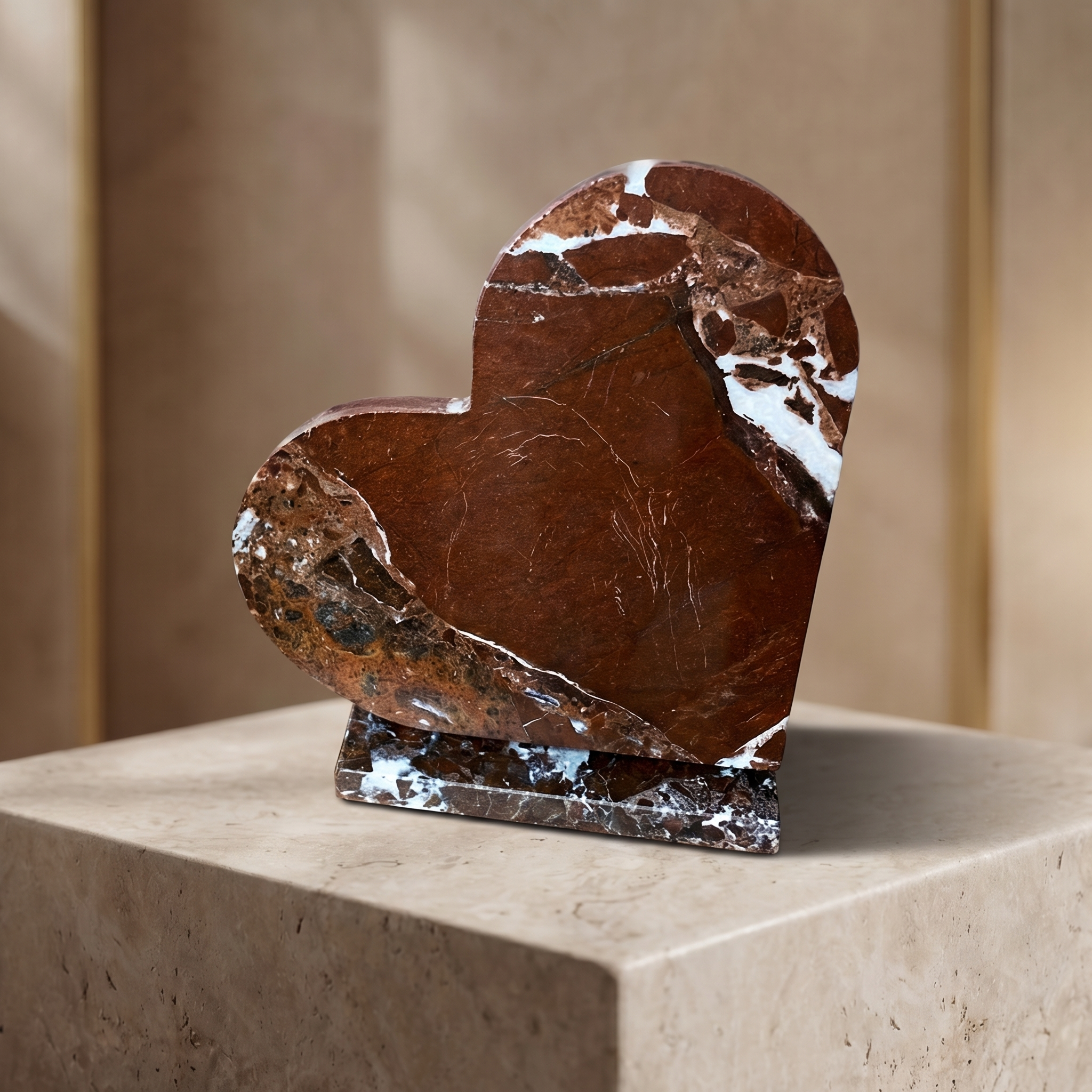 Masaüstü Kalpli Plaket