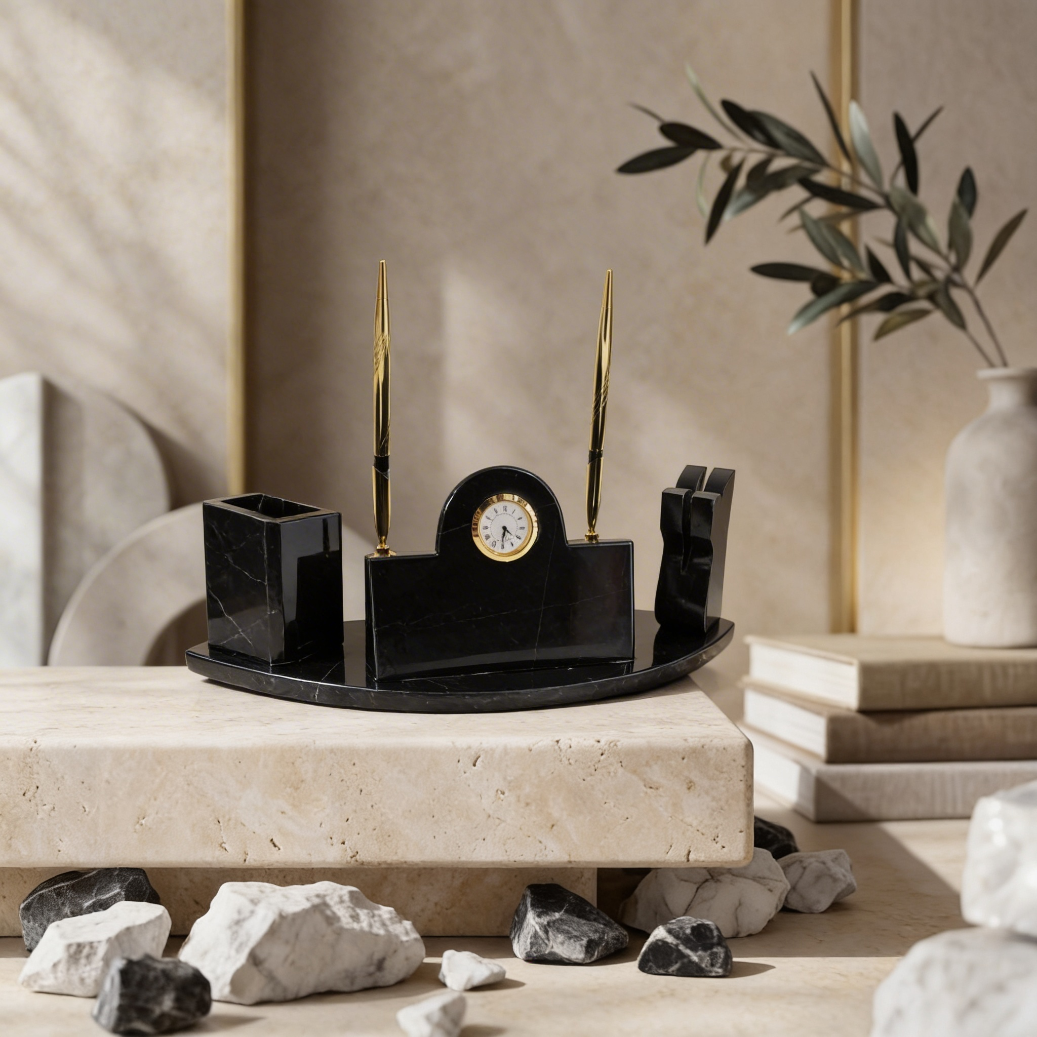 Masaüstü Saatli Organizer