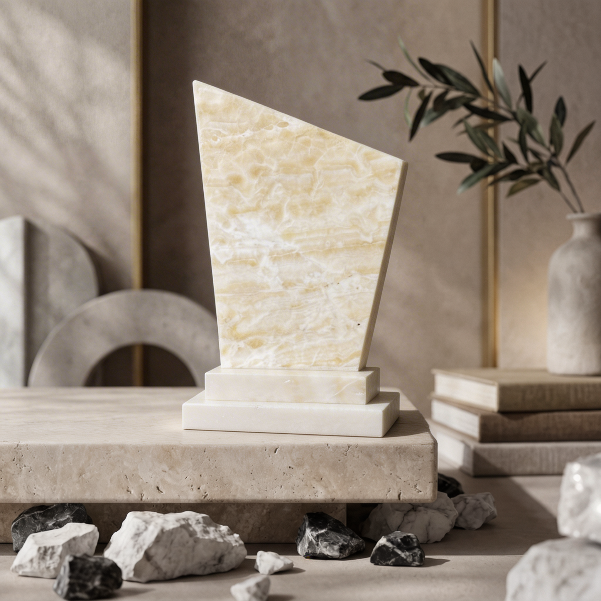 Masaüstü Mermer Plaket