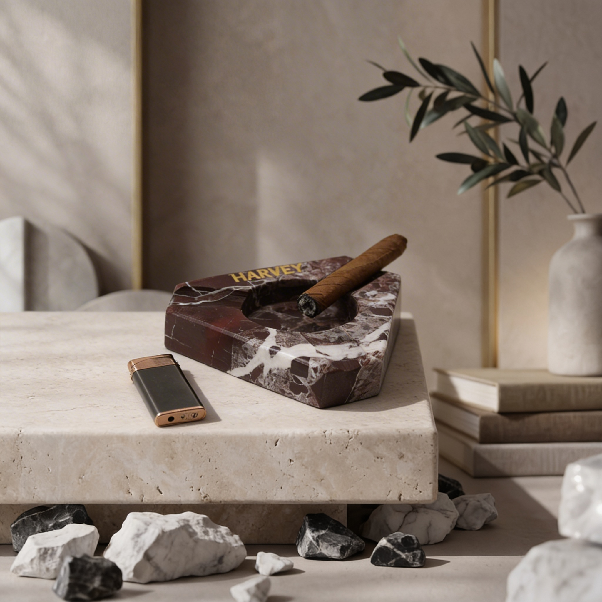 İsme Özel Üçgen Puro Küllüğü